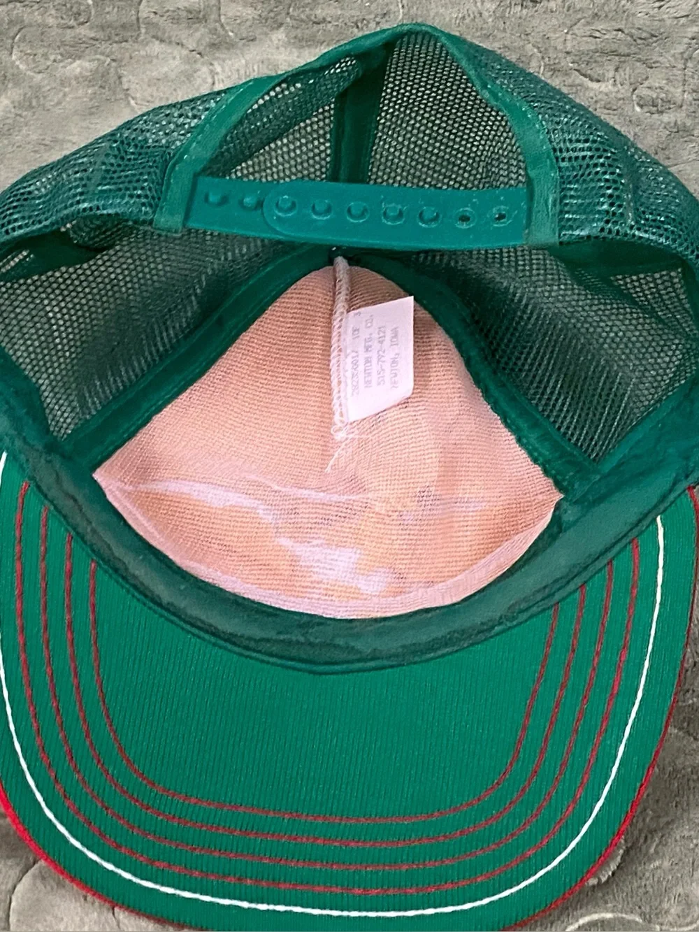 80s Quality Construction SnapBack Trucker Hat, Foam Deteriorated, W Virginia
